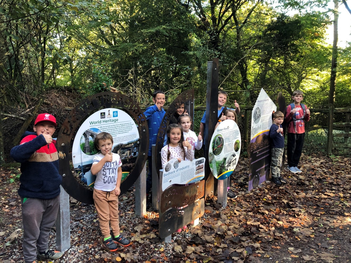 The next generation explore the past through new installations funded by Cornwall Council 